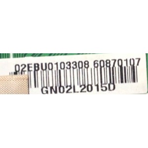 MAIN PARA TV LG / NUMERO DE PARTE 60870107 / EX61557903 / EBU0103308 / MODELO 60PK750-UA.AUSLLJR